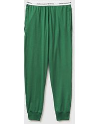 Benetton - Benetton, Trousers With Logo Elastic - Lyst