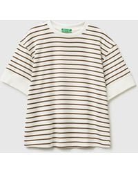 Benetton - Benetton, Striped Short-Sleeved T-Shirt - Lyst
