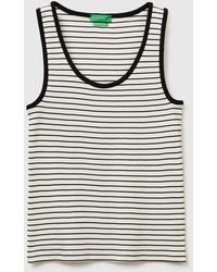 Benetton - Benetton, Striped Tank Top - Lyst