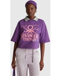 Benetton - Benetton, T-Shirt With Stranger Things Print - Lyst