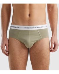 Benetton - Underwear In Stretch Organic Cotton - Lyst