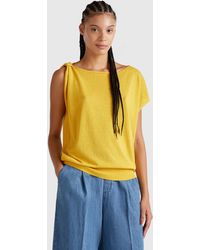 Benetton - Benetton, Maglia Asimmetrica - Lyst