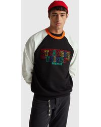 Benetton - Benetton, Stranger Things Relaxed Fit Sweatshirt - Lyst