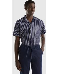 Benetton - Regular Fit Striped Shirt - Lyst