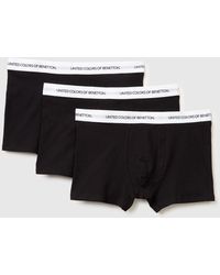 Benetton - Benetton, Set Of Three Boxers - Lyst