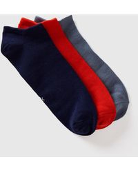 Benetton - Set Of Very Short Socks - Lyst