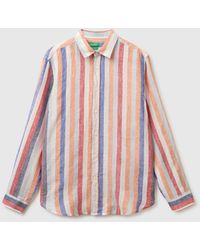 Benetton - Benetton, Striped Shirt - Lyst