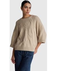Benetton - Benetton, Diamond Sweater - Lyst