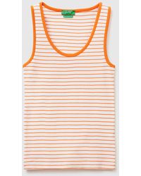 Benetton - Benetton, Striped Tank Top - Lyst