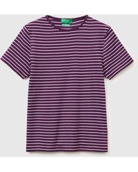 Benetton - Benetton, Crew Neck Striped T-Shirt - Lyst
