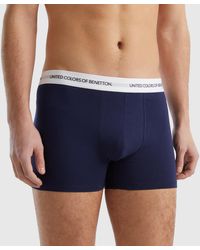 Benetton - Boxers In Stretch Organic Cotton - Lyst