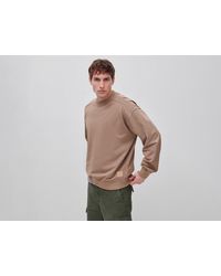 Benetton - Benetton, Closed Sweatshirt With A Worn Look - Lyst