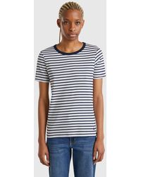 Benetton - Benetton, Crew Neck Striped T-Shirt - Lyst