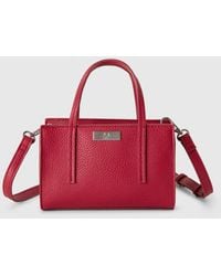 Benetton - Benetton, Bolso Rectangular Pequeño, Talla, Rojo, Mujer - Lyst