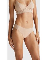Benetton - Benetton, Brazilian Stretch Underwear With Lace - Lyst