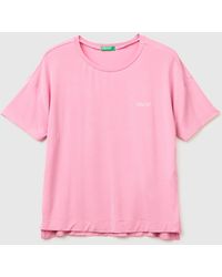 Benetton - Benetton, Stretch Modal T-Shirt - Lyst