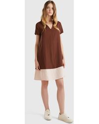 Benetton - Benetton, Flared Dress - Lyst