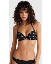 Benetton - Benetton, Swimsuit Top With Coral Print - Lyst
