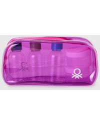 Benetton - Benetton, Pequeño Estuche De Belleza De Pvc, Talla, Morado, Mujer - Lyst