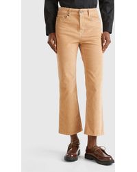 Benetton - Benetton, Five Pocket Velvet Trousers - Lyst