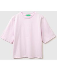 Benetton - Benetton, 100% Cotton Boxy Fit T-Shirt - Lyst
