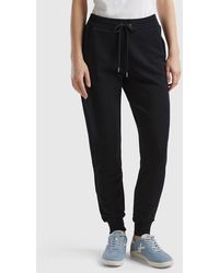 Benetton - Joggers With Drawstring - Lyst