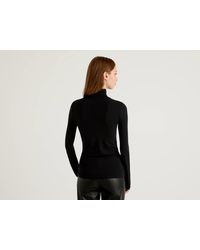Maglieria | Dolcevita In Cotone E Modal® Ciclamino | Benetton Donna |  Travelbites