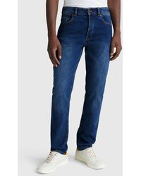 Benetton - Benetton, Five Pocket Slim Fit Jeans - Lyst