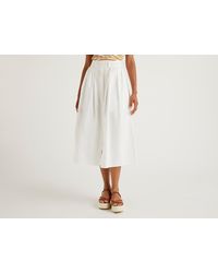 4ALB50735 Gonna di Benetton in Nero | Lyst