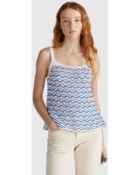 Benetton - Benetton, Crochet Tank Top - Lyst