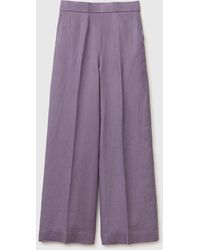 Benetton - Benetton, Palazzo Trousers - Lyst
