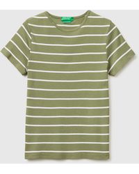 Benetton - Benetton, Crew Neck Striped T-Shirt - Lyst