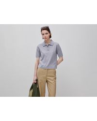 Benetton - Benetton, 100% Merino Wool Polo Shirt - Lyst