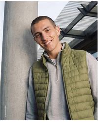 Benetton - Benetton, Regular Fit Padded Sleeveless Jacket - Lyst