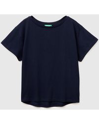 Benetton - Benetton, Boat-Neck T-Shirt - Lyst