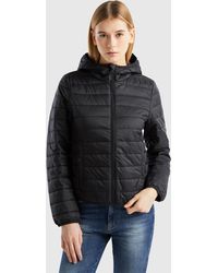 Benetton - Puffer Jacket With Recycled Wadding - Lyst