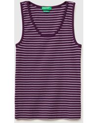 Benetton - Benetton, Striped Tank Top - Lyst
