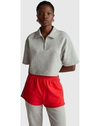 Benetton - Benetton, Stranger Things Cropped Polo With Zip - Lyst
