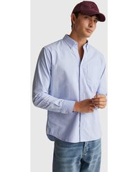 Benetton - Benetton, Camicia Azzurra Regular Fit Button Down, Taglia, Blu Chiaro, Uomo - Lyst