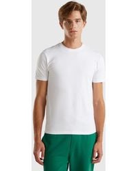 Benetton - Benetton, Slim Fit T-Shirt - Lyst