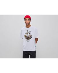 Benetton - Benetton, One Piece Print T-Shirt - Lyst