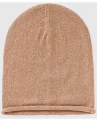 Benetton - Hat In Wool And Cashmere Blend - Lyst