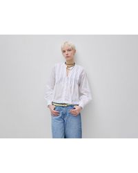 Benetton - Benetton, Lightweight Blouse With Pleats - Lyst