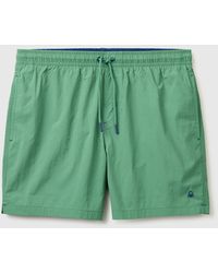 Benetton - Benetton, Drawstring Swim Trunks - Lyst