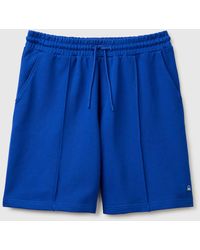 Benetton - Benetton, Cotton Fleece Bermuda Shorts - Lyst