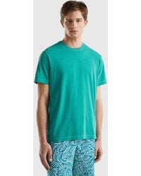 Benetton - Camiseta Ligera Relaxed Fit - Lyst