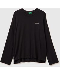 Benetton - Benetton, Stretch Modal Sweater - Lyst
