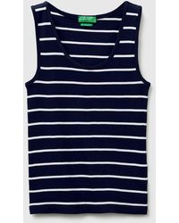 Benetton - Benetton, Striped Tank Top - Lyst