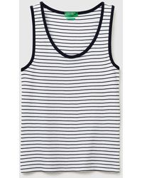 Benetton - Benetton, Striped Tank Top - Lyst