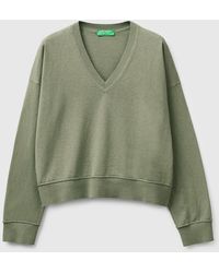 Benetton - Benetton, V-Neck Sweater - Lyst